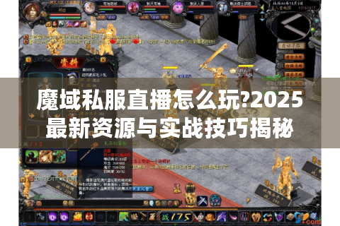 魔域私服直播怎么玩?2025最新资源与实战技巧揭秘