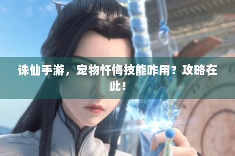诛仙手游，宠物忏悔技能咋用？攻略在此！