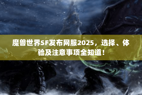 魔兽世界SF发布网服2025，选择、体验及注意事项全知道！