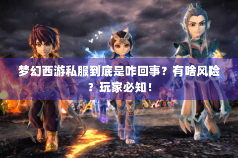 梦幻西游私服到底是咋回事？有啥风险？玩家必知！