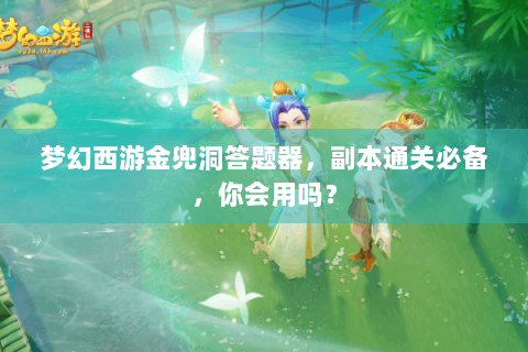 梦幻西游金兜洞答题器，副本通关必备，你会用吗？