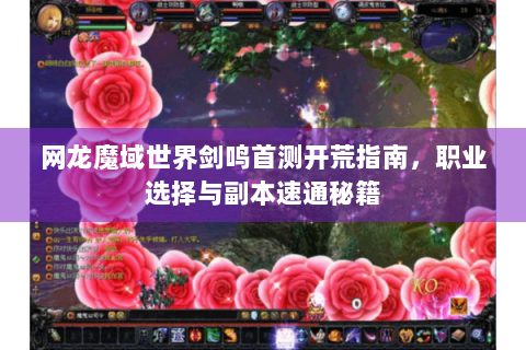 网龙魔域世界剑鸣首测开荒指南，职业选择与副本速通秘籍