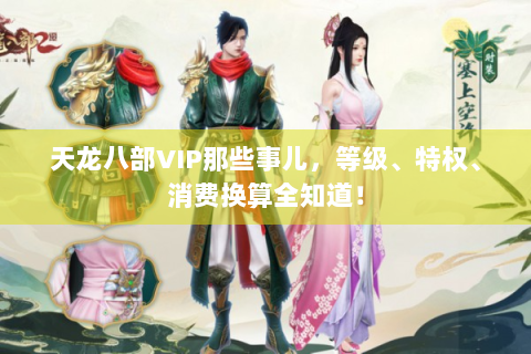 天龙八部VIP那些事儿，等级、特权、消费换算全知道！
