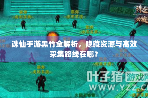 诛仙手游黑竹全解析，隐藏资源与高效采集路线在哪？