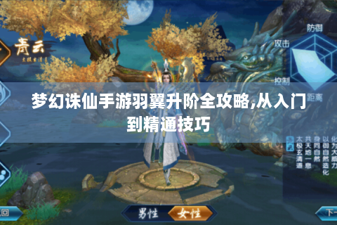 梦幻诛仙手游羽翼升阶全攻略,从入门到精通技巧