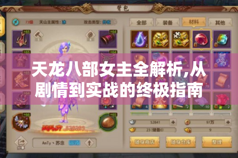天龙八部女主全解析,从剧情到实战的终极指南