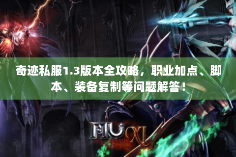 奇迹私服1.3版本全攻略，职业加点、脚本、装备复制等问题解答！