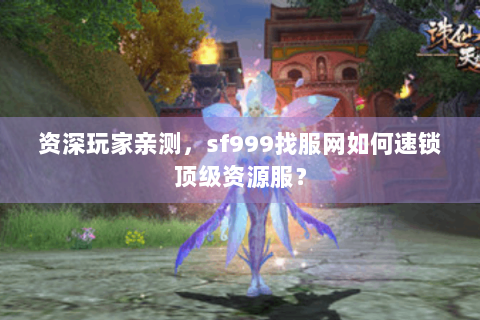 资深玩家亲测，sf999找服网如何速锁顶级资源服？