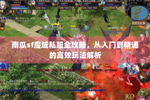 南瓜sf魔域私服全攻略，从入门到精通的高效玩法解析