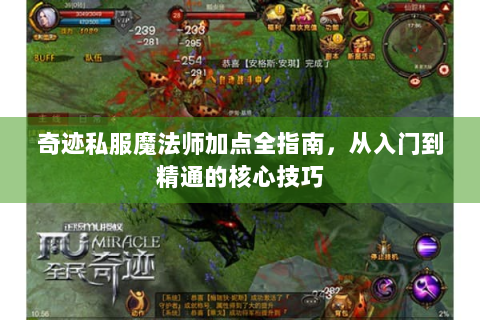 奇迹私服魔法师加点全指南，从入门到精通的核心技巧