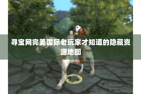 寻宝网完美国际老玩家才知道的隐藏资源地图