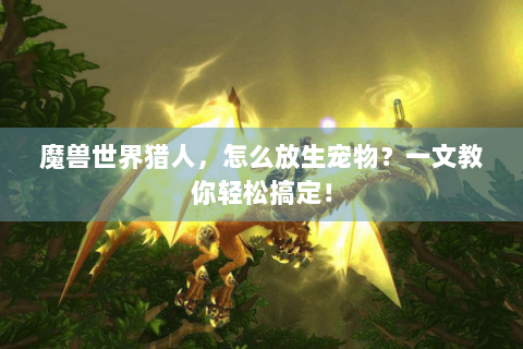 魔兽世界猎人，怎么放生宠物？一文教你轻松搞定！