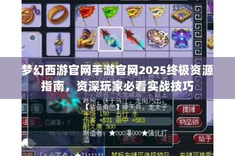 梦幻西游官网手游官网2025终极资源指南，资深玩家必看实战技巧