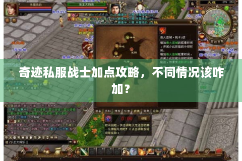 奇迹私服战士加点攻略，不同情况该咋加？