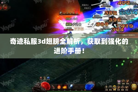 奇迹私服3d翅膀全解析，获取到强化的进阶手册！