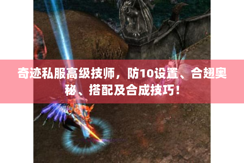 奇迹私服高级技师，防10设置、合翅奥秘、搭配及合成技巧！