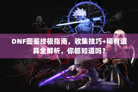 DNF图鉴终极指南，收集技巧+稀有道具全解析，你都知道吗？