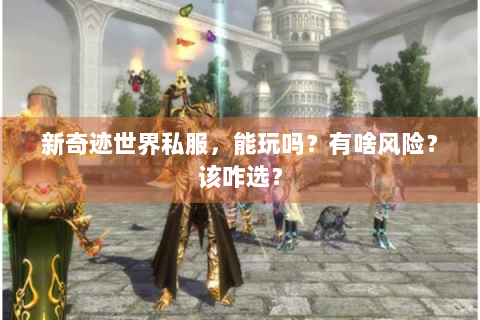 新奇迹世界私服，能玩吗？有啥风险？该咋选？