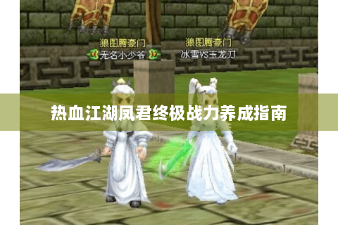 热血江湖凤君终极战力养成指南
