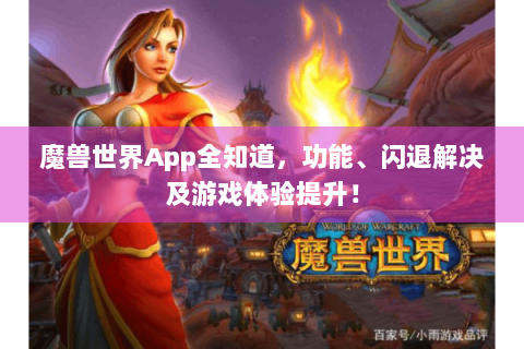 魔兽世界App全知道，功能、闪退解决及游戏体验提升！