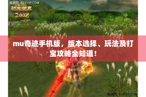 mu奇迹手机版，版本选择、玩法及打宝攻略全知道！
