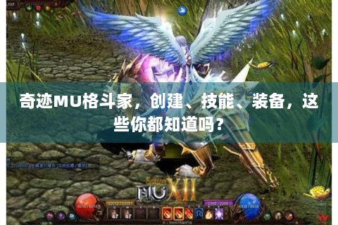 奇迹MU格斗家，创建、技能、装备，这些你都知道吗？