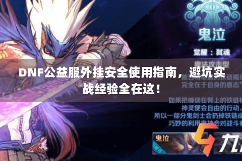 DNF公益服外挂安全使用指南，避坑实战经验全在这！