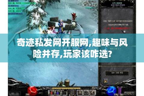 奇迹私发网开服网,趣味与风险并存,玩家该咋选?