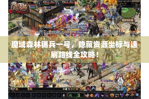 魔域森林锡兵一号，隐藏资源坐标与速刷路线全攻略！
