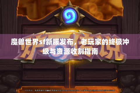 魔兽世界sf新服发布，老玩家的终极冲级与资源收割指南