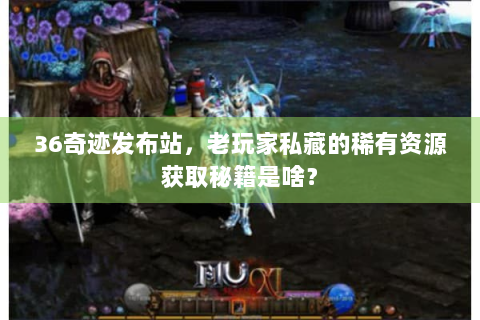36奇迹发布站，老玩家私藏的稀有资源获取秘籍是啥？
