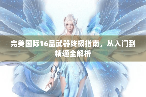 完美国际16品武器终极指南，从入门到精通全解析