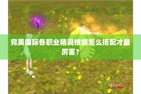 完美国际各职业精灵技能怎么搭配才最厉害？