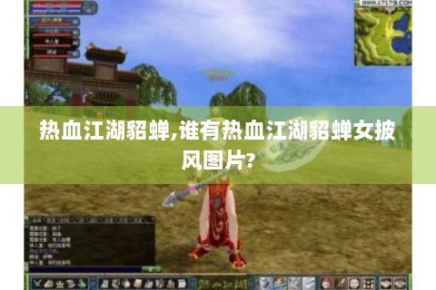 热血江湖貂蝉,谁有热血江湖貂蝉女披风图片?