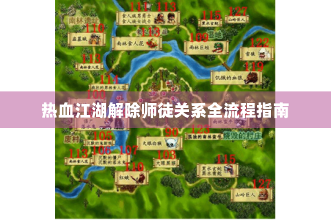 热血江湖解除师徒关系全流程指南