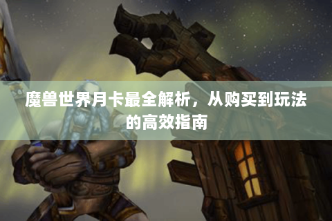 魔兽世界月卡最全解析，从购买到玩法的高效指南