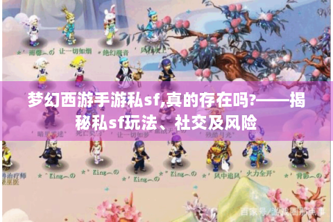 梦幻西游手游私sf,真的存在吗?——揭秘私sf玩法、社交及风险