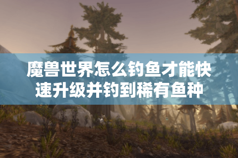 魔兽世界怎么钓鱼才能快速升级并钓到稀有鱼种