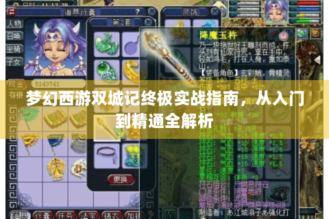 梦幻西游双城记终极实战指南，从入门到精通全解析