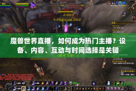 魔兽世界直播，如何成为热门主播？设备、内容、互动与时间选择是关键