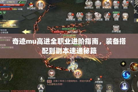 奇迹mu高进全职业进阶指南，装备搭配到副本速通秘籍