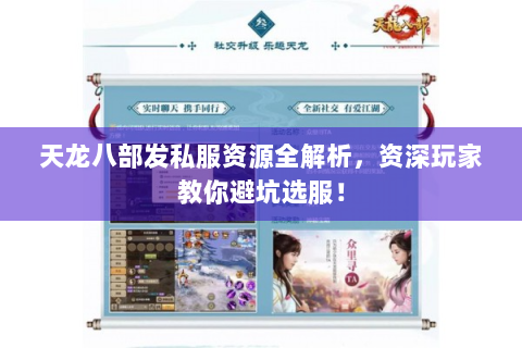 天龙八部发私服资源全解析，资深玩家教你避坑选服！