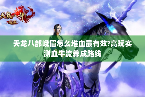 天龙八部峨眉怎么堆血最有效?高玩实测血牛流养成路线