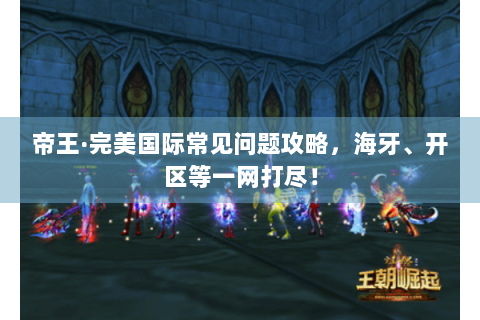 帝王·完美国际常见问题攻略，海牙、开区等一网打尽！