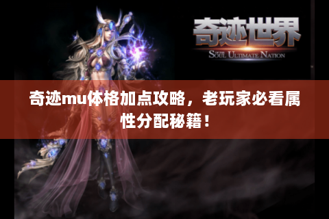 奇迹mu体格加点攻略，老玩家必看属性分配秘籍！