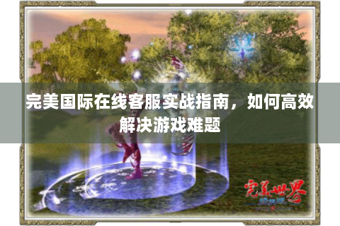 完美国际在线客服实战指南，如何高效解决游戏难题