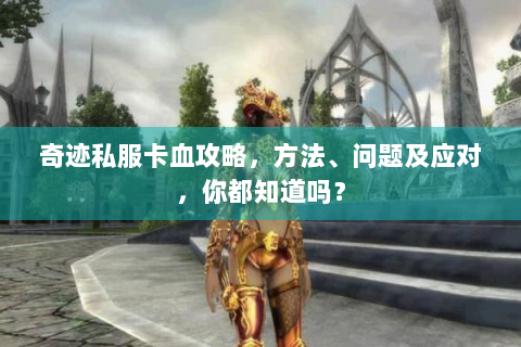 奇迹私服卡血攻略，方法、问题及应对，你都知道吗？