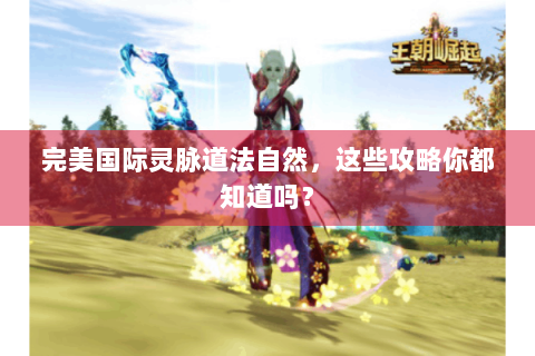 完美国际灵脉道法自然，这些攻略你都知道吗？