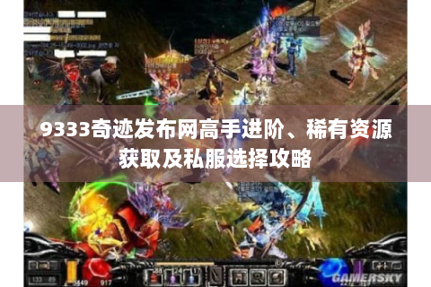 9333奇迹发布网高手进阶、稀有资源获取及私服选择攻略