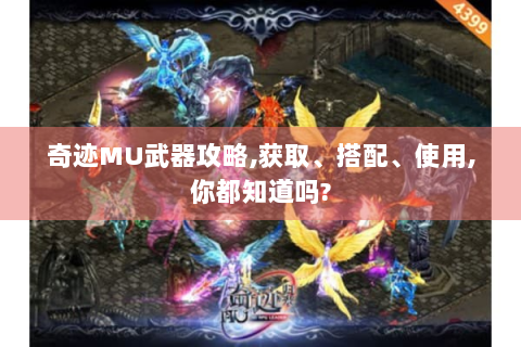 奇迹MU武器攻略,获取、搭配、使用,你都知道吗?